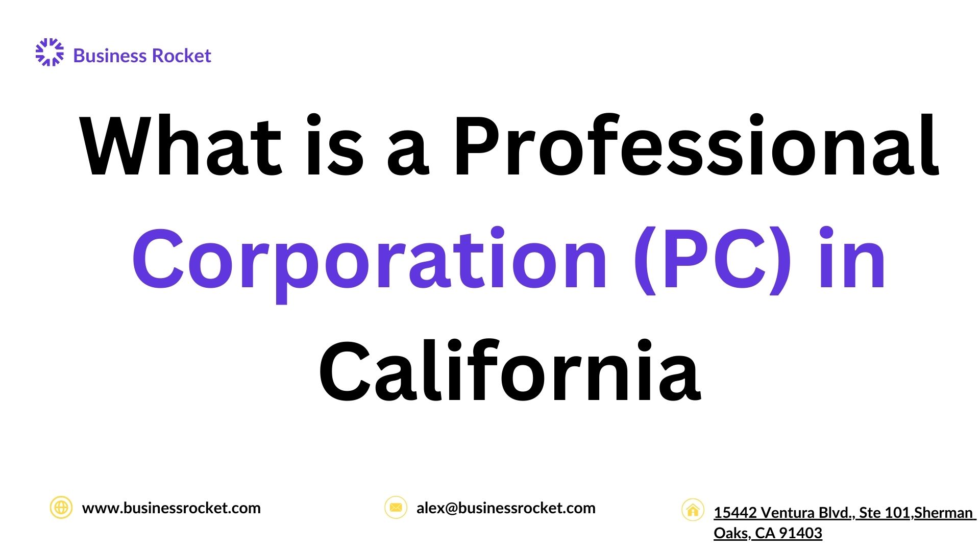 What is a Professional Corporation (PC) in California in 2025