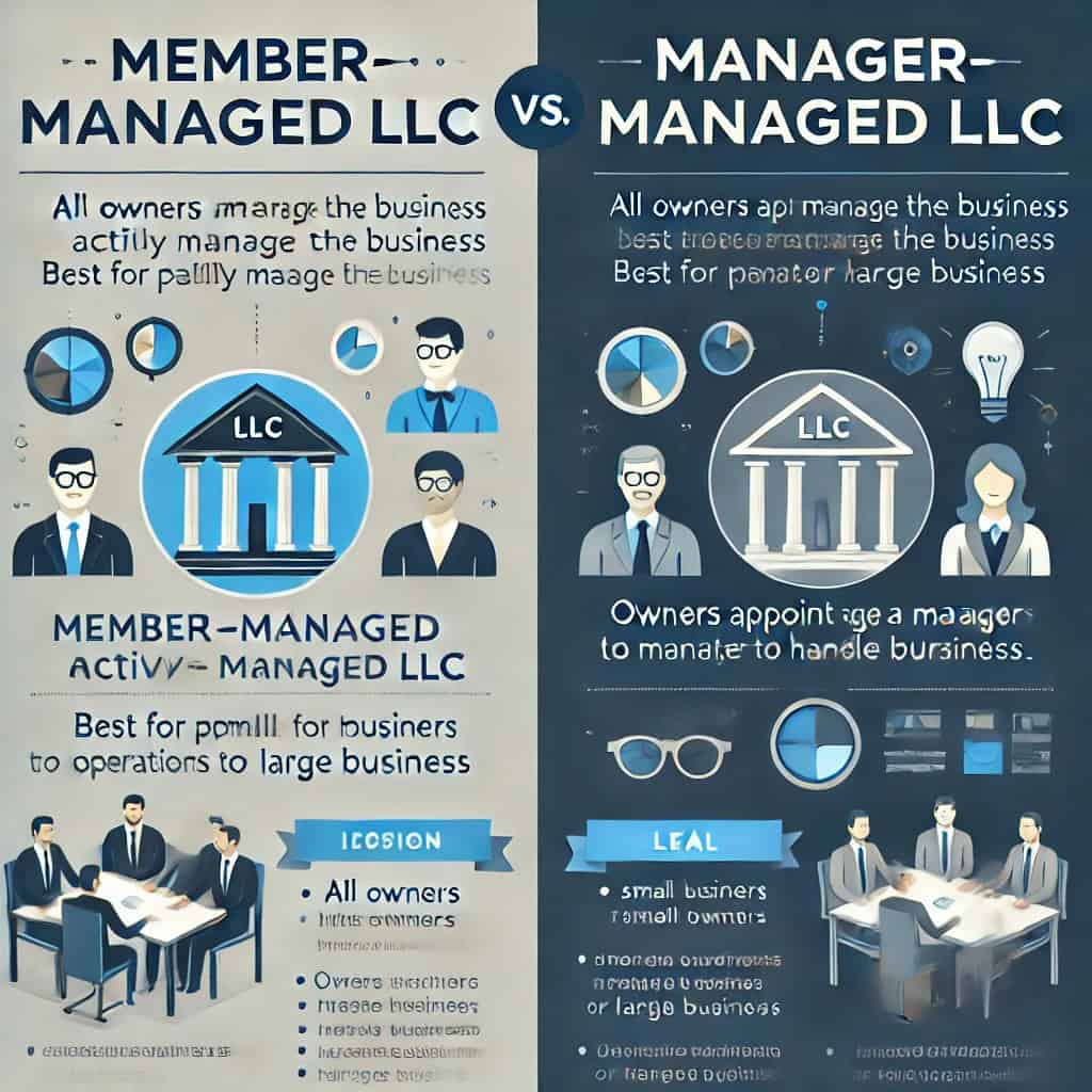 What is the The Difference Between Manager Managed LLC And Member Managed LLC - (2025) Guide
