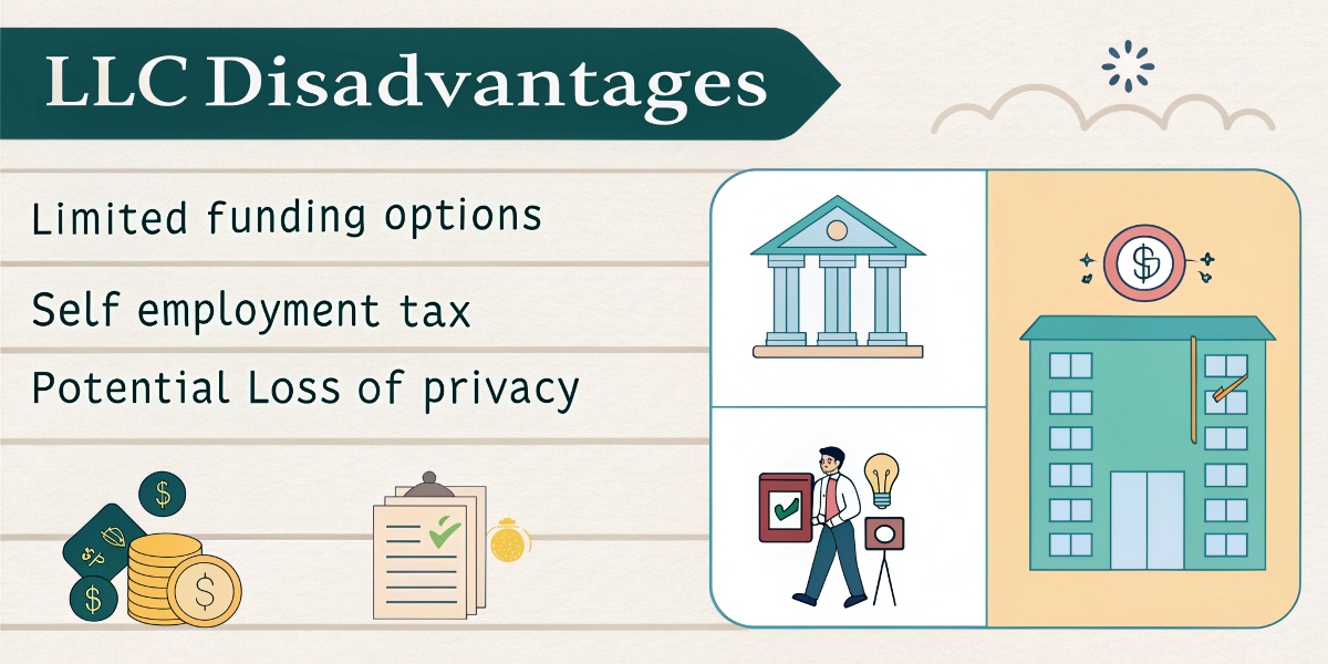 LLC Disadvantages