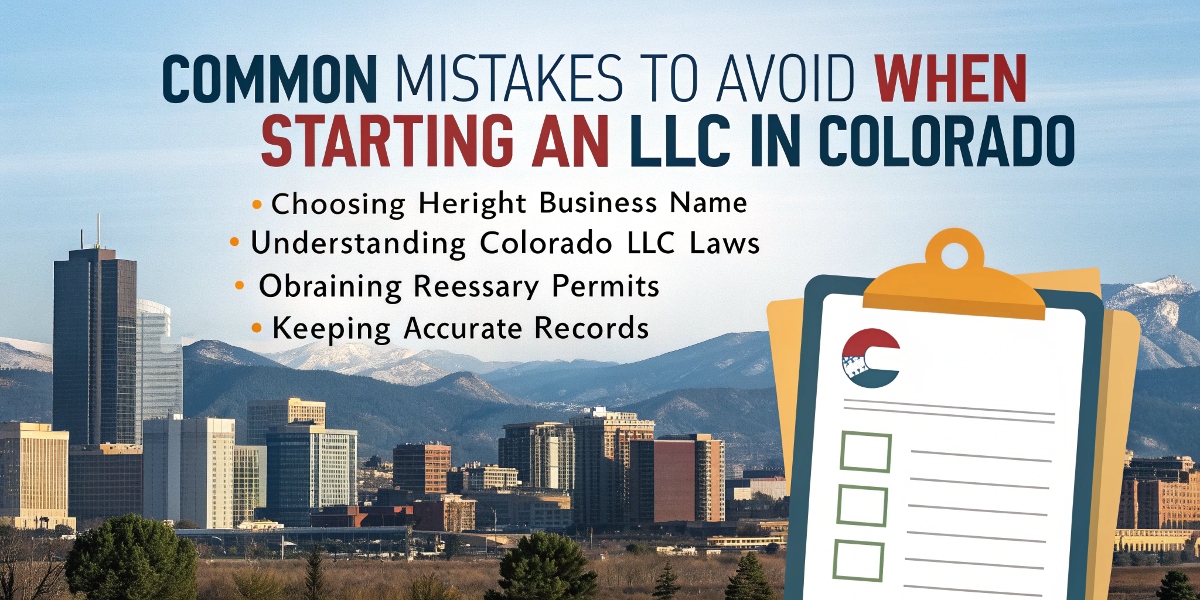 Common Mistakes to Avoid When Starting an LLC in Colorado