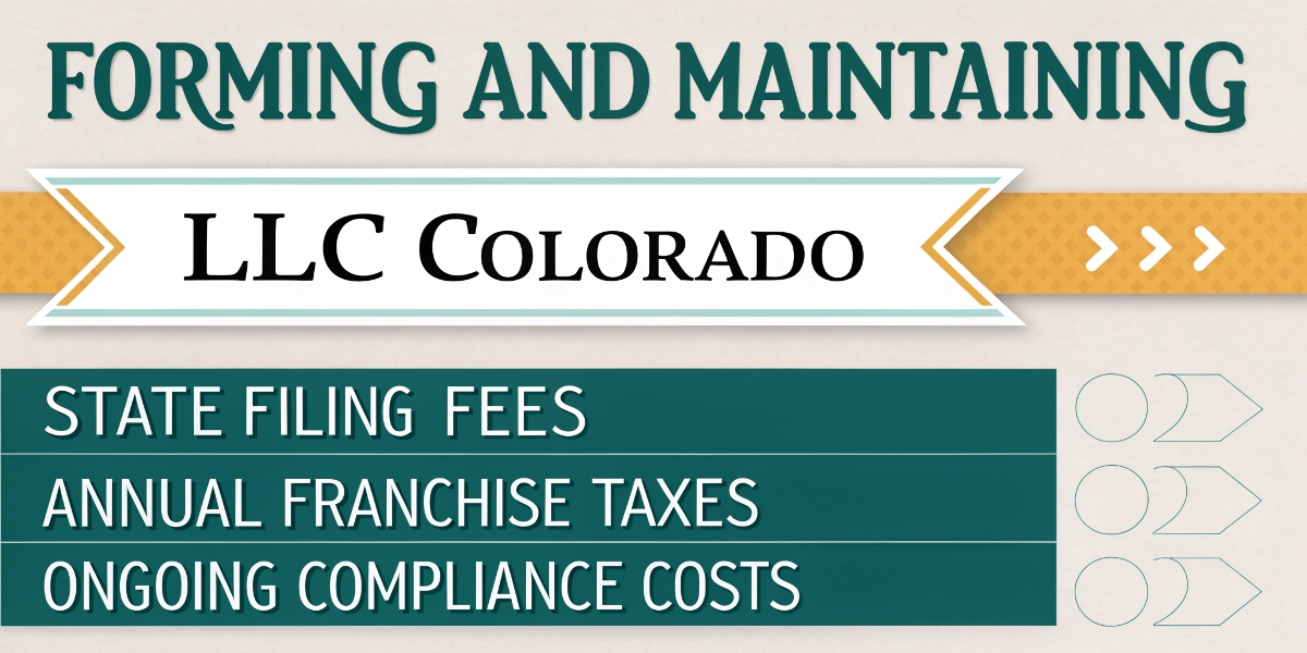 Cost of Forming and Maintaining an LLC in Colorado