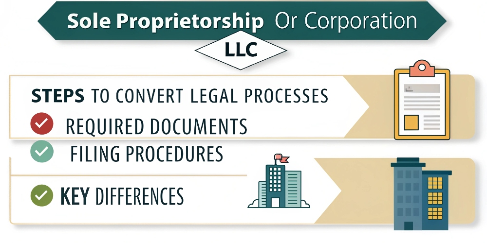 How to Convert a Sole Proprietorship or Corporation to an LLC
