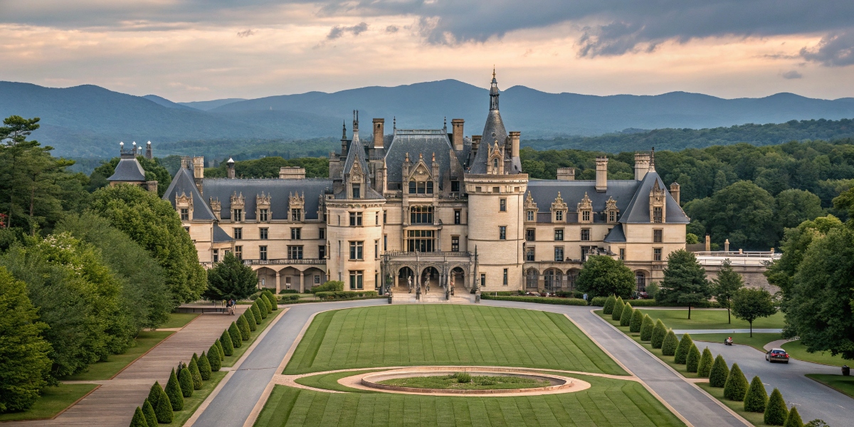 The Biltmore Estate in Asheville in nc
