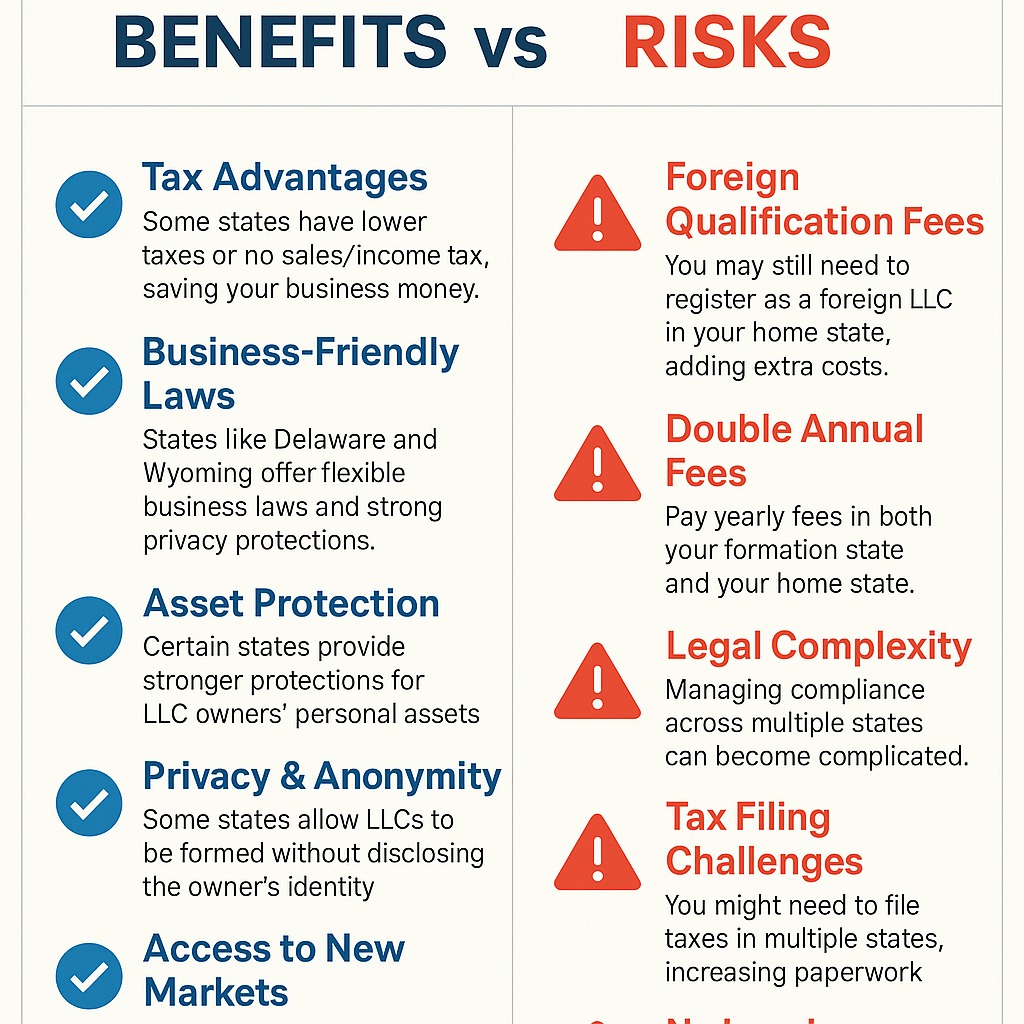 Benefits and Risks of Forming an Out-of-State LLC