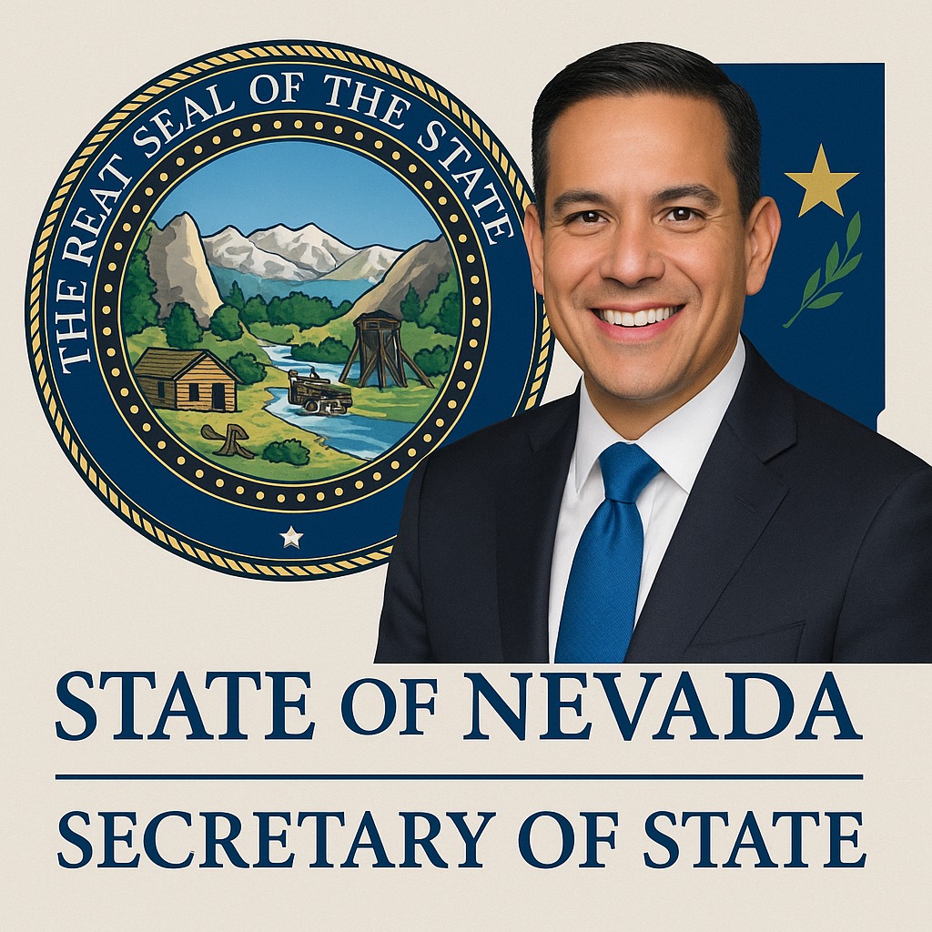 The great seal of the nevada and the nevada Nevada Secretary 