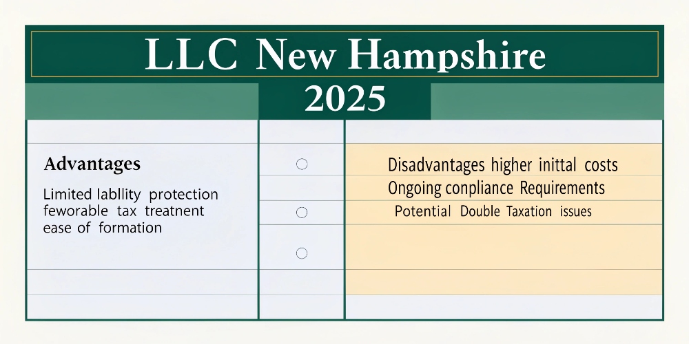 Advantages and disadvantages of New Hampshire LLC