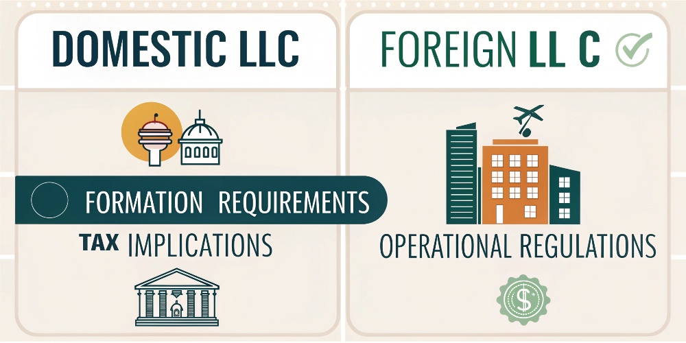Domestic LLC vs Foreign LLC