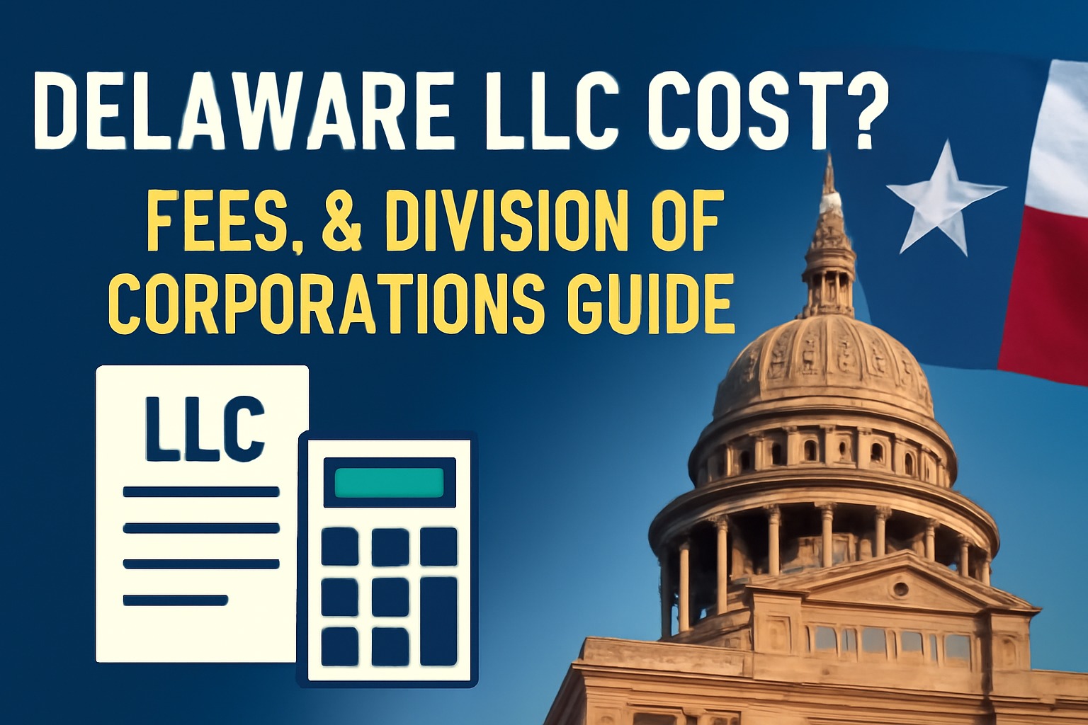 Delaware LLC Cost in 2025