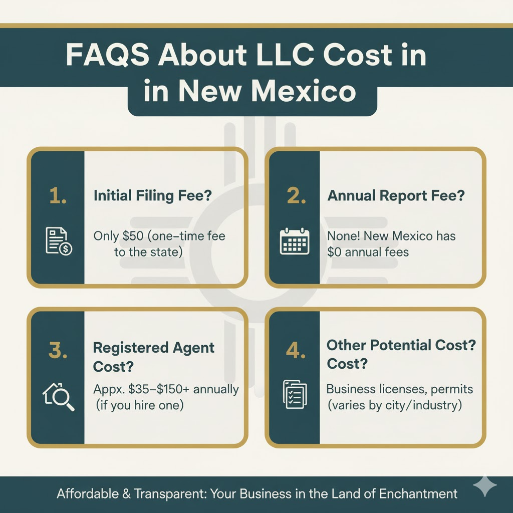 FAQS About Cost of llc in new mexico in 2025