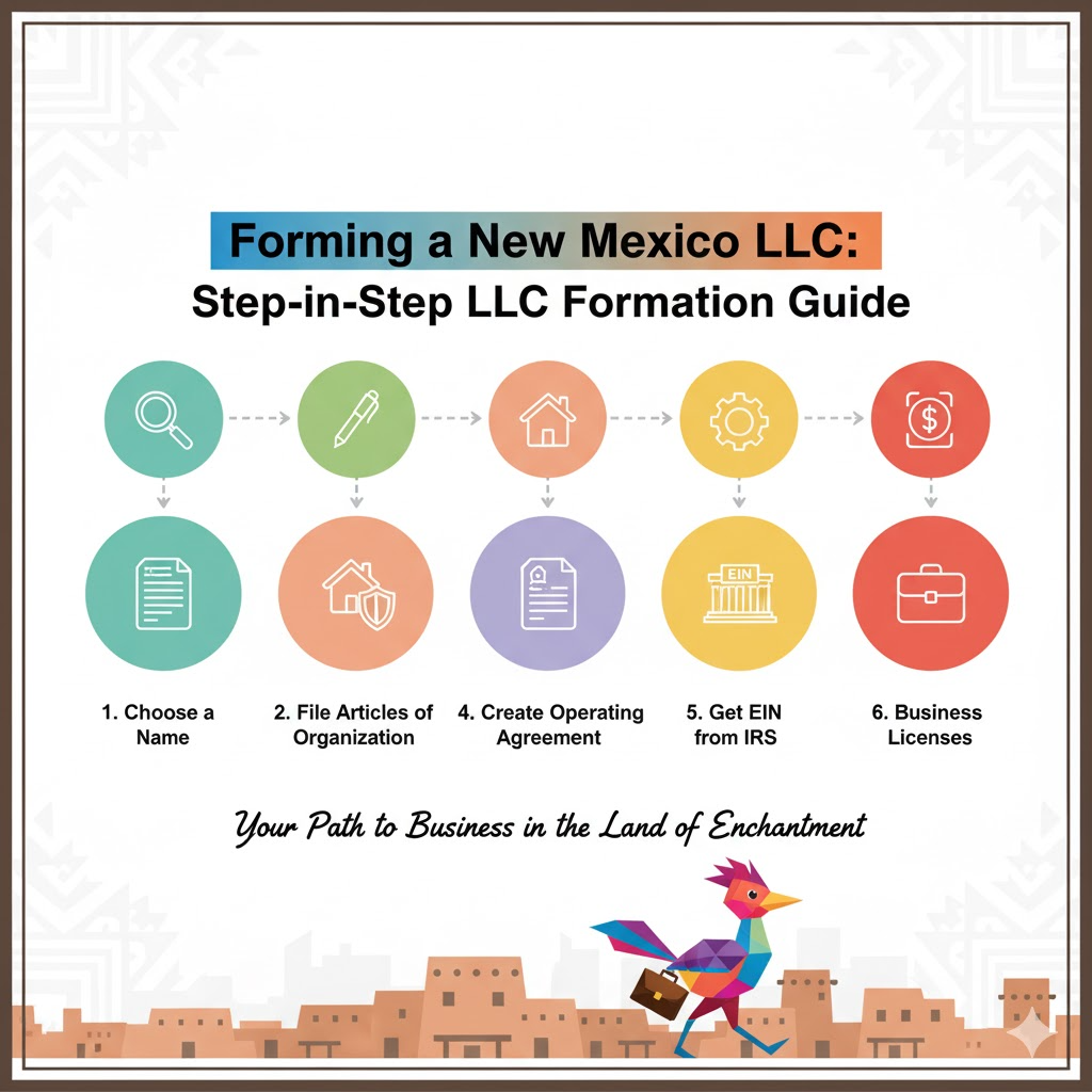 Forming a New Mexico LLC Step-by-Step LLC Formation Guide in 2025