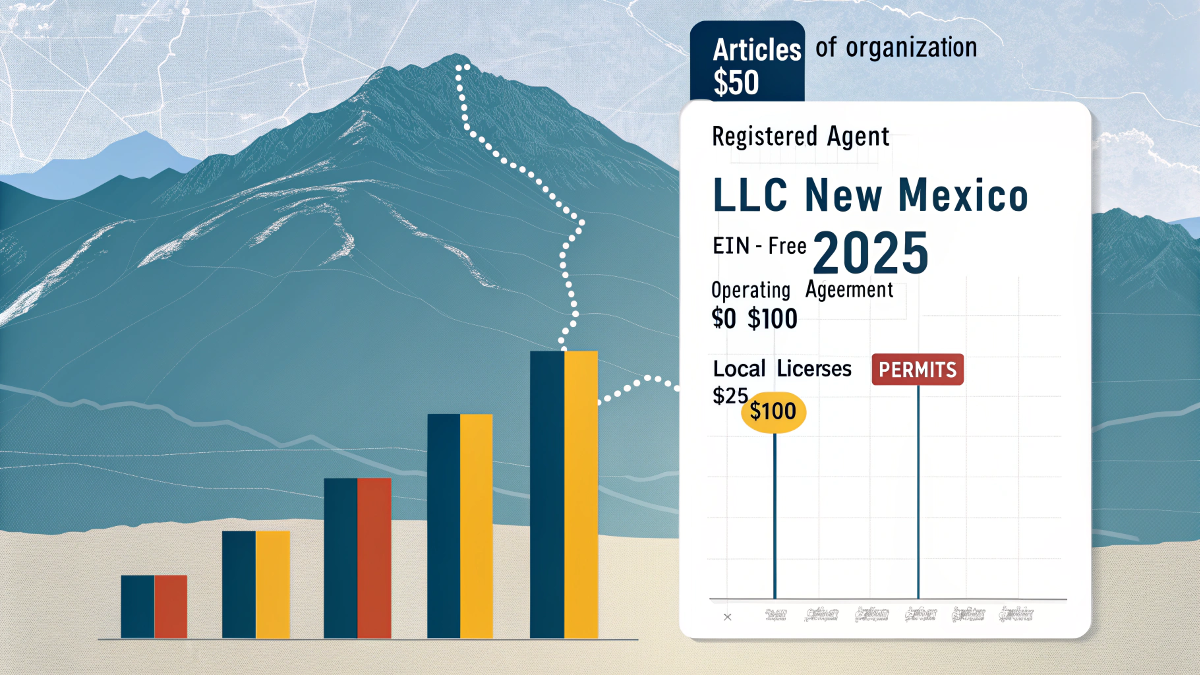 Cost of LLC in New Mexico in 2025