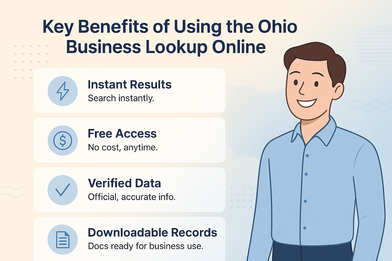 key benefits and advantages of using the official Ohio Business Lookup tool online
