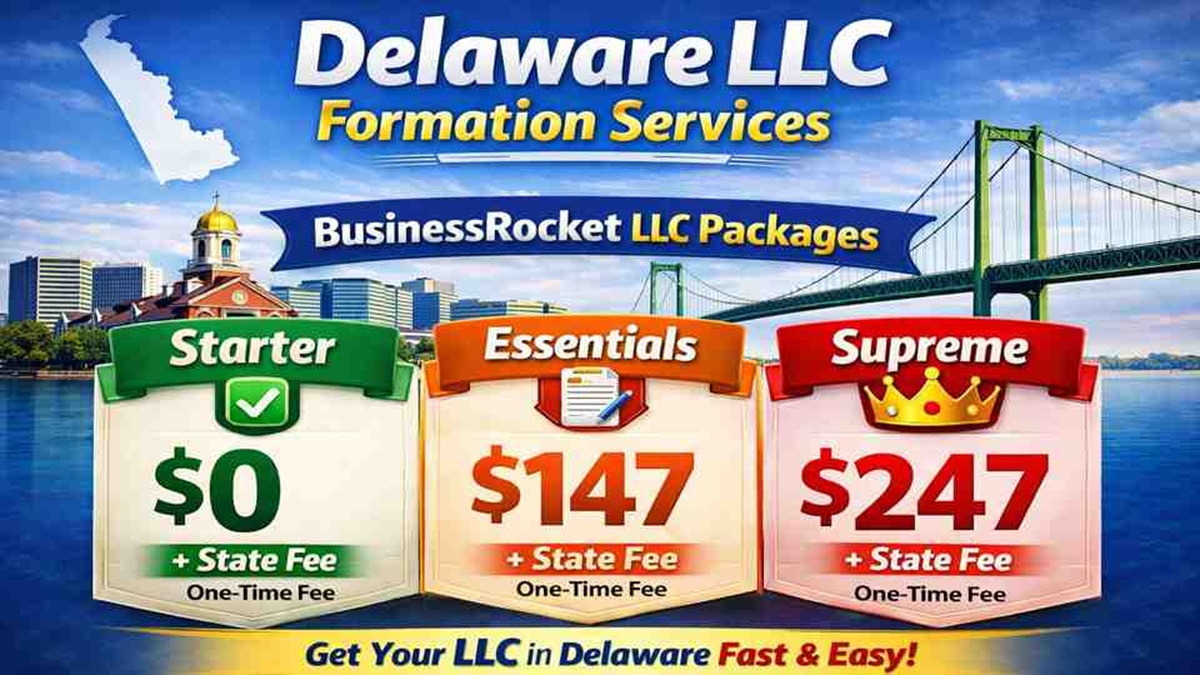 Delaware LLC Formation Services Packages - BusinessRocket