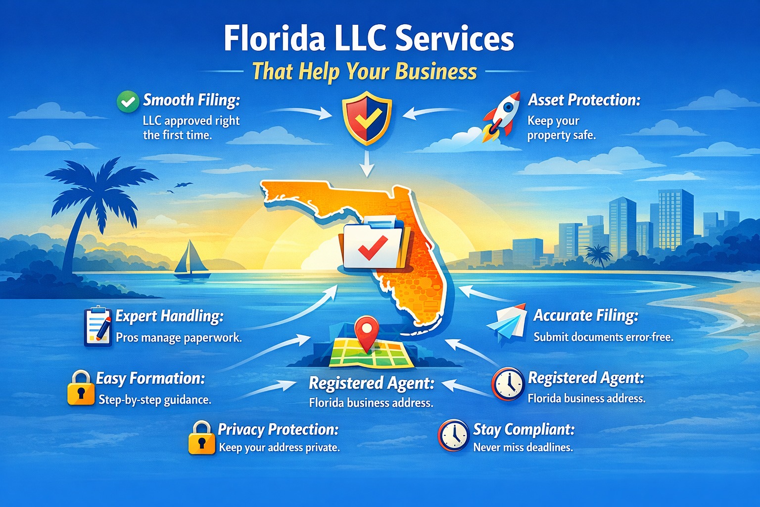 Florida LLC Formation Services in 2026 - How Florida LLC Services Help You