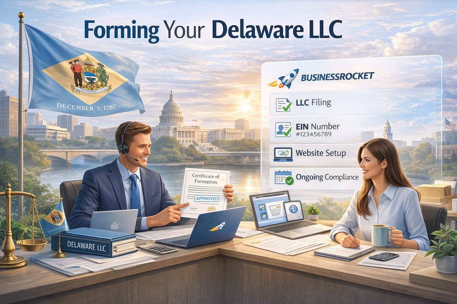 Forming Your Delaware LLC  with our affordable packages