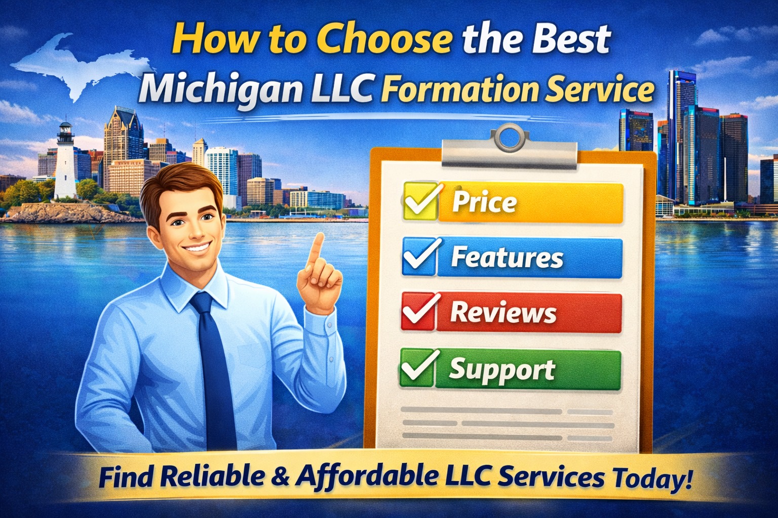 How to Choose the Best Michigan LLC Formation Service