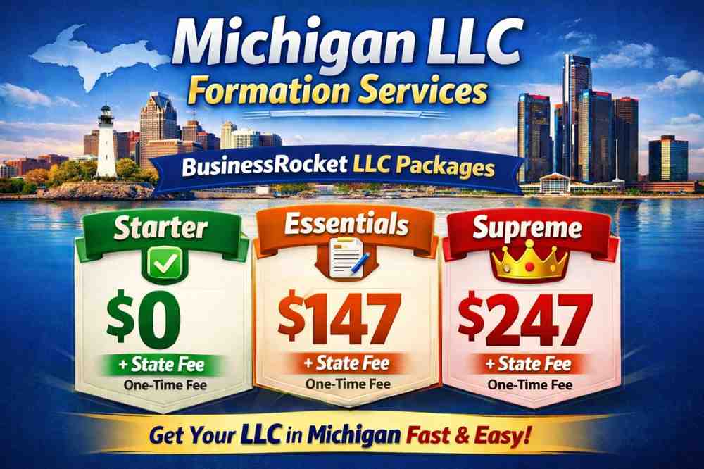 Michigan-LLC-Formation-Services-BusinessRocket-Packages