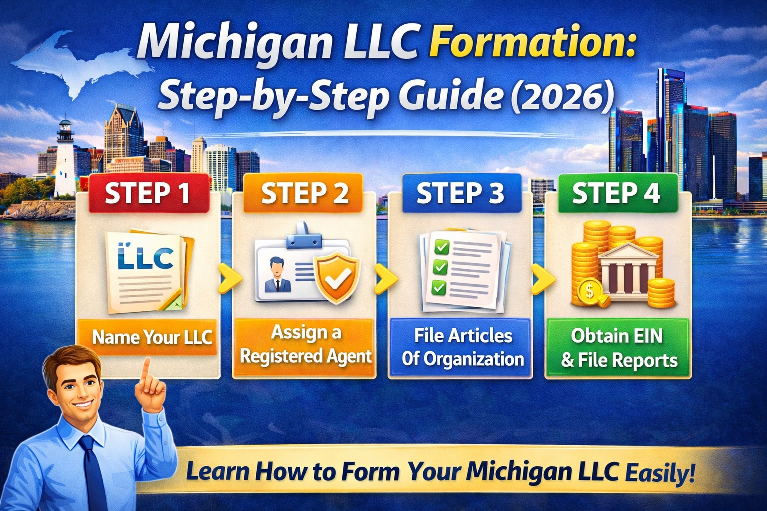 Michigan LLC Formation: Step-by-Step Guide (2026)