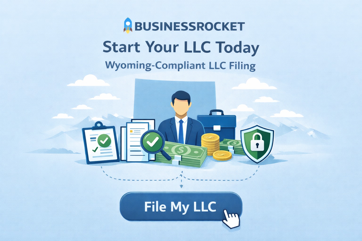 Start Your Wyoming LLC Today With BusinessRocket