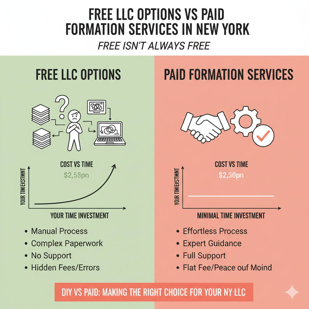Free LLC Options vs Paid Formation Services in New York