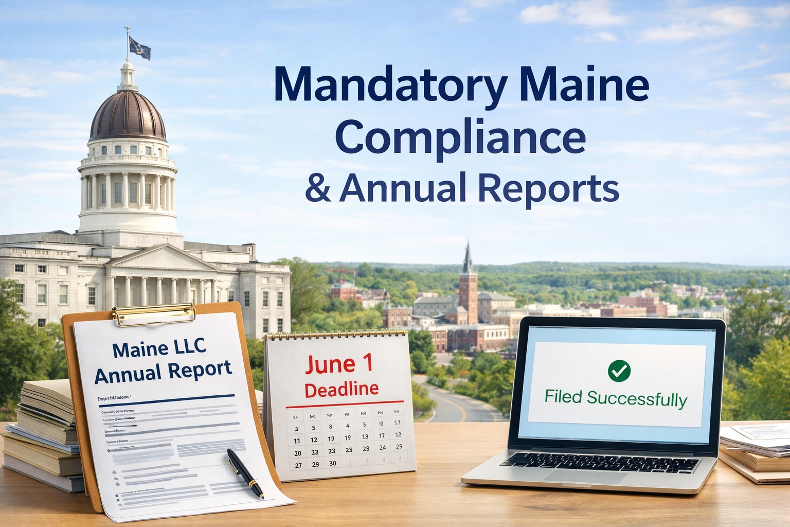 Mandatory Maine Compliance & Annual Reports For Maine