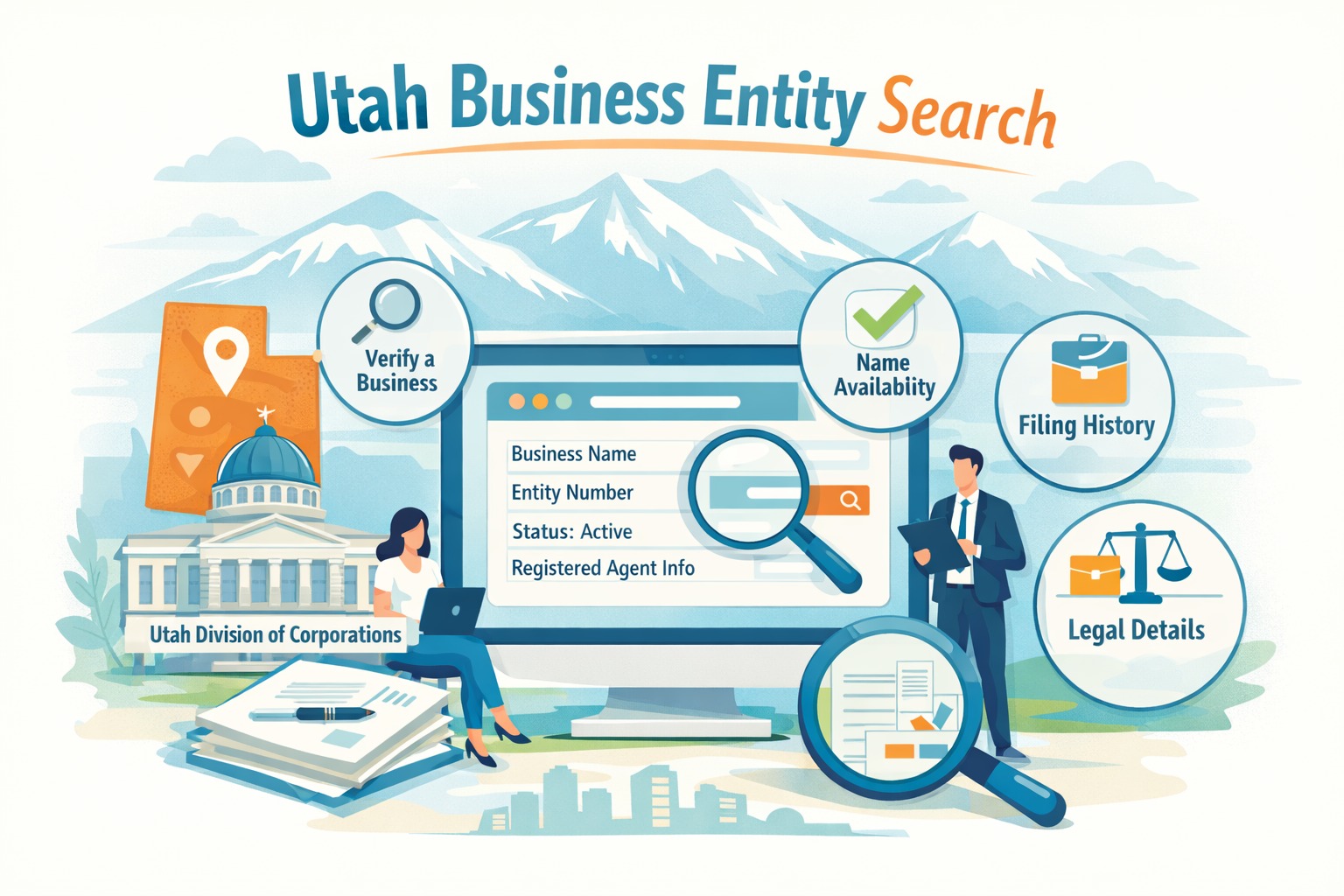 business entity search in utah