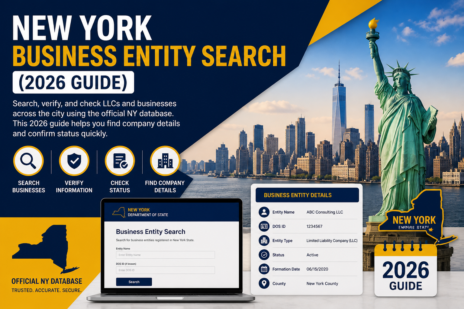 Business Entity search - New York Secretary of State Division of Corporations