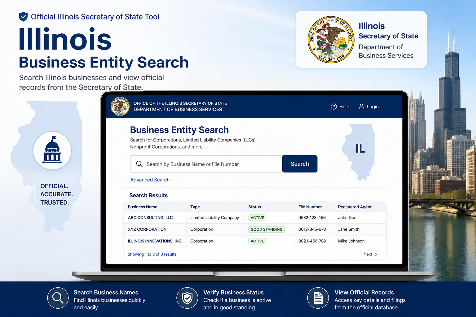 Illinois Business Entity Search in 2026​