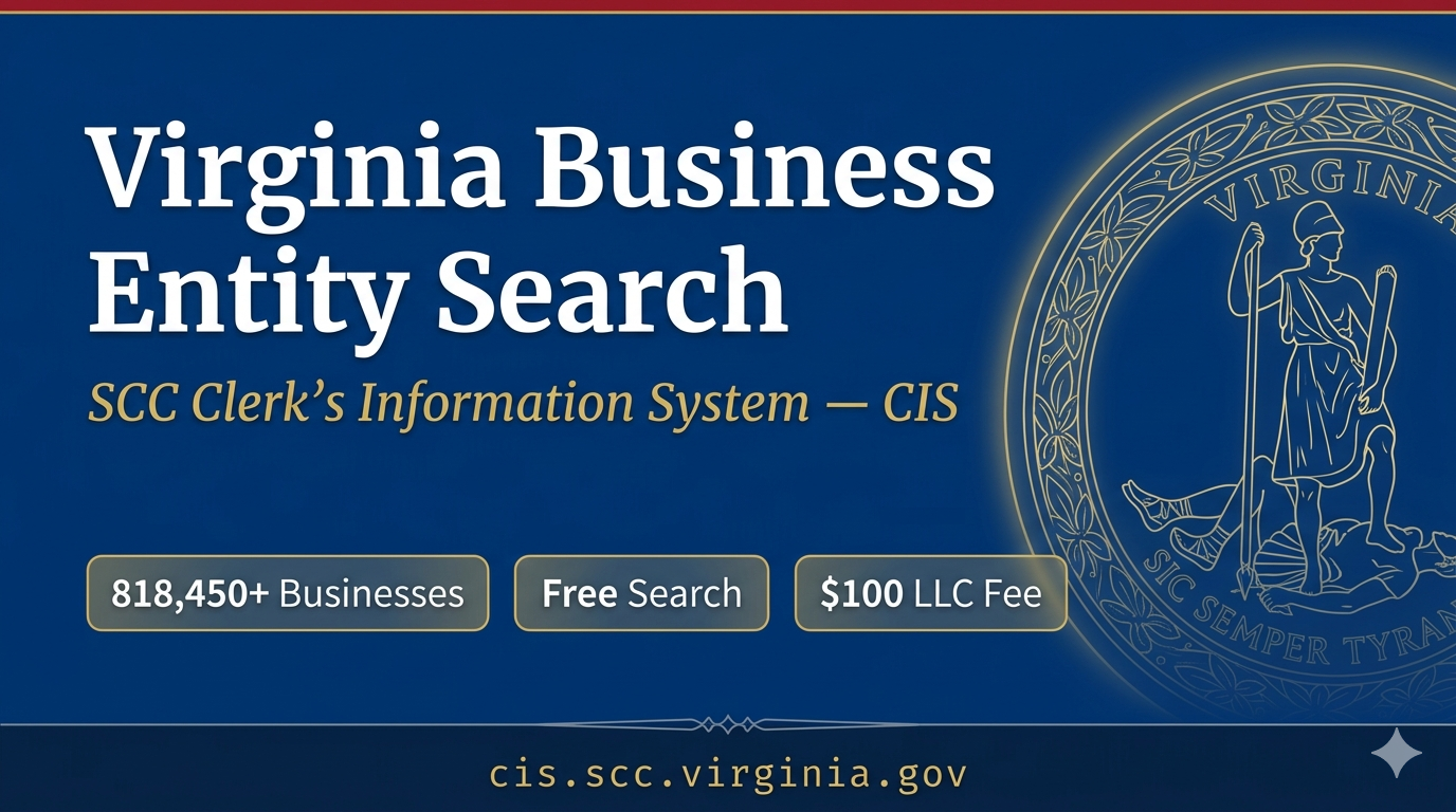 Business Entity Search in Virginia -  Corporations Commission (SCC) 