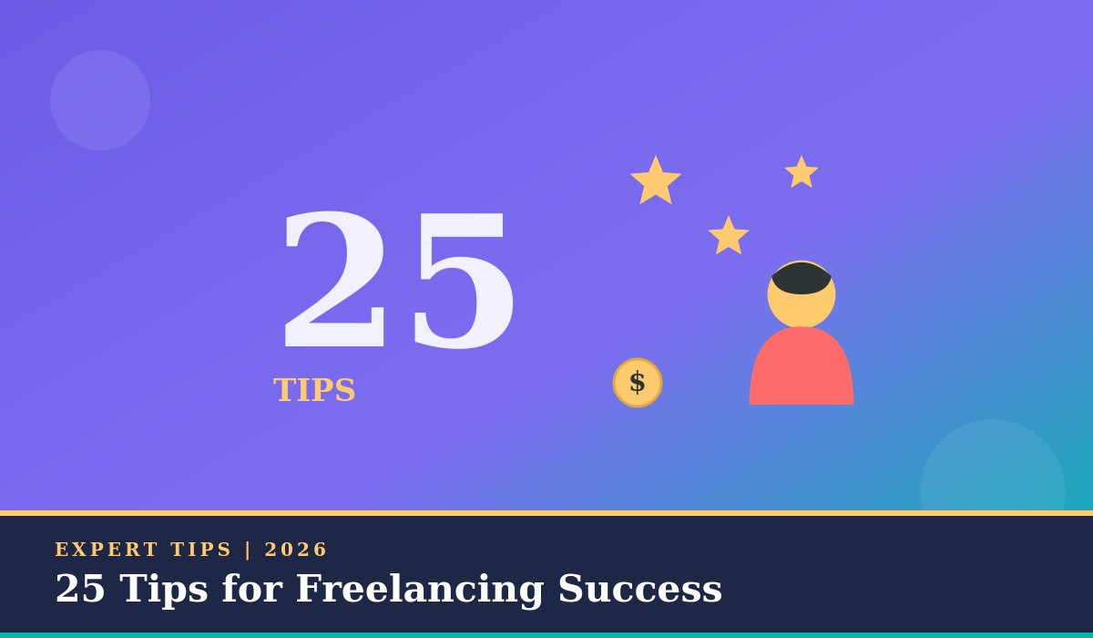 25 Tips for Freelancing Success