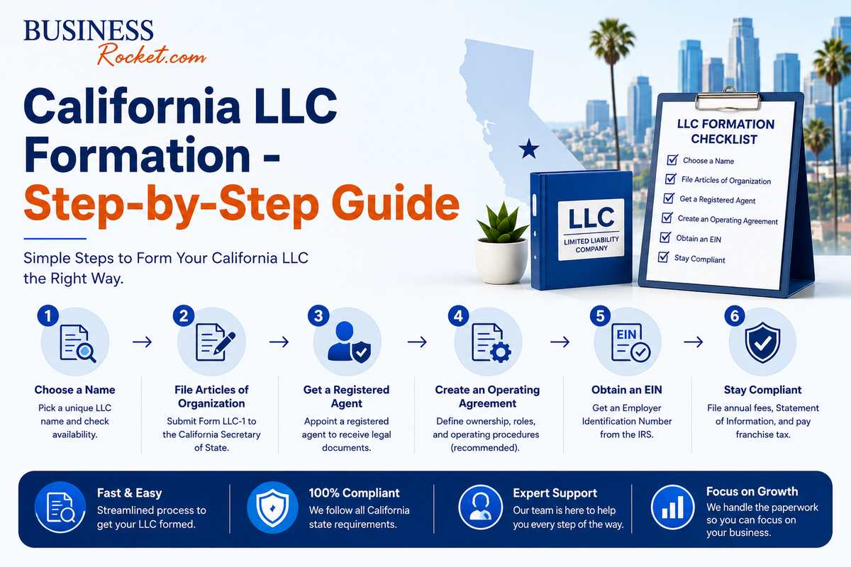 How To Form An LLC In California in 2026 - Step-by-Step Guide