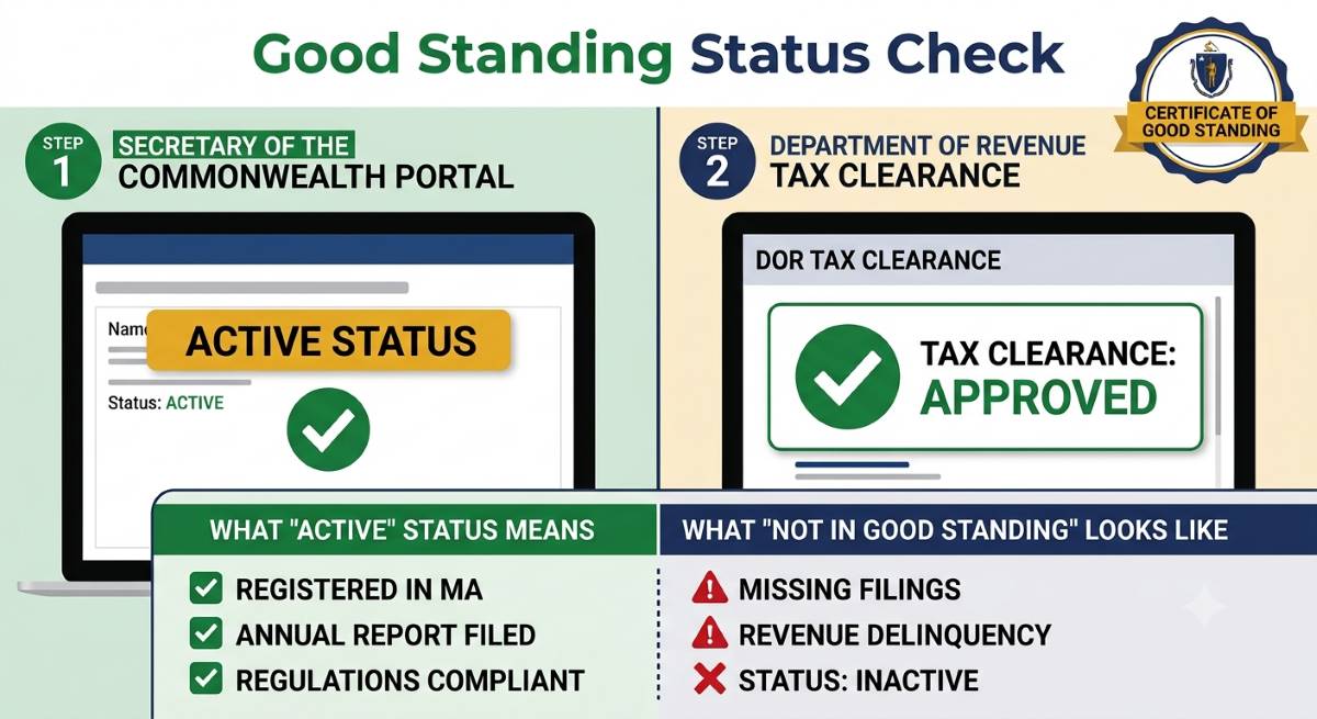 How to Verify Good Standing Status for a Massachusetts Business