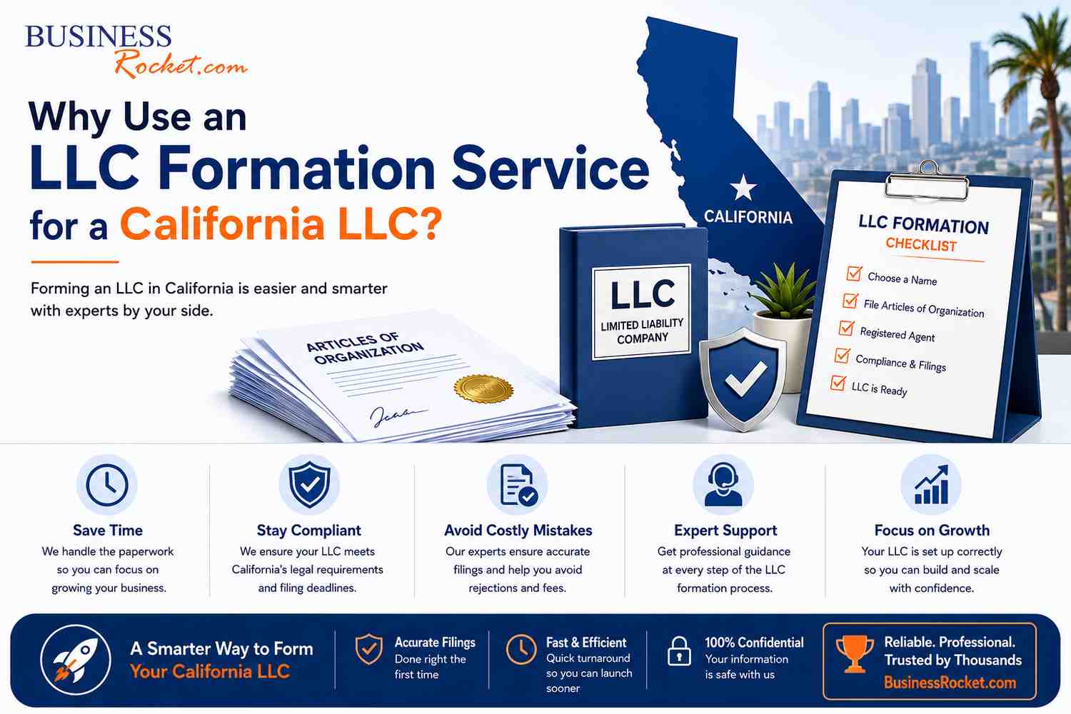 Why Use an LLC Formation Service for a California LLC