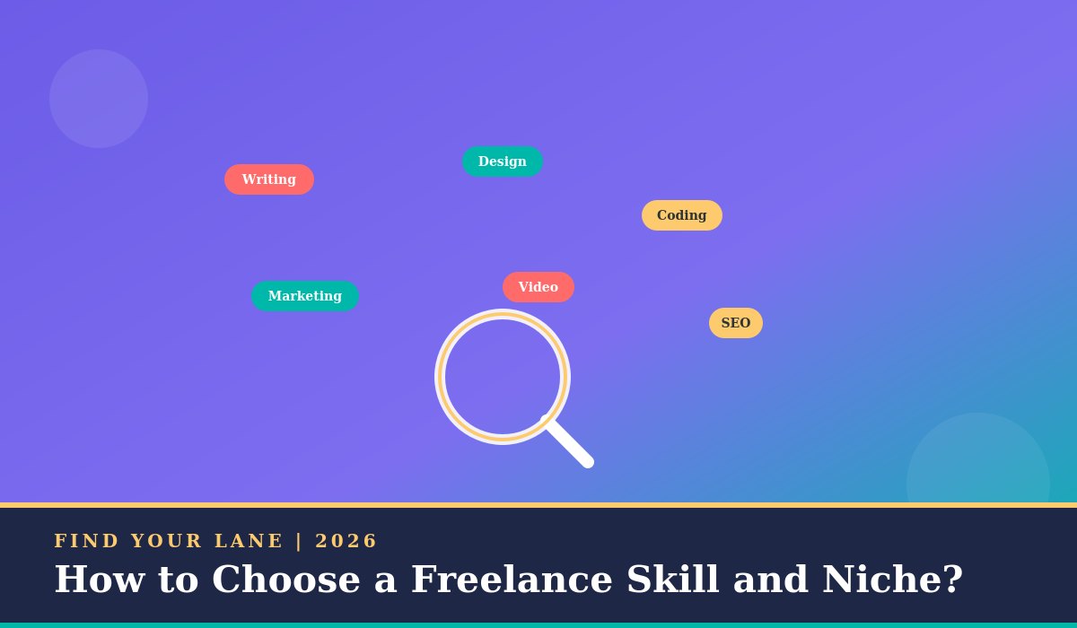 How to choose freelancer niche and skill