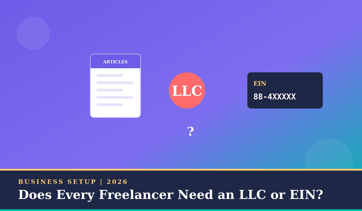 Does every freelancer need an LLC or EIN?