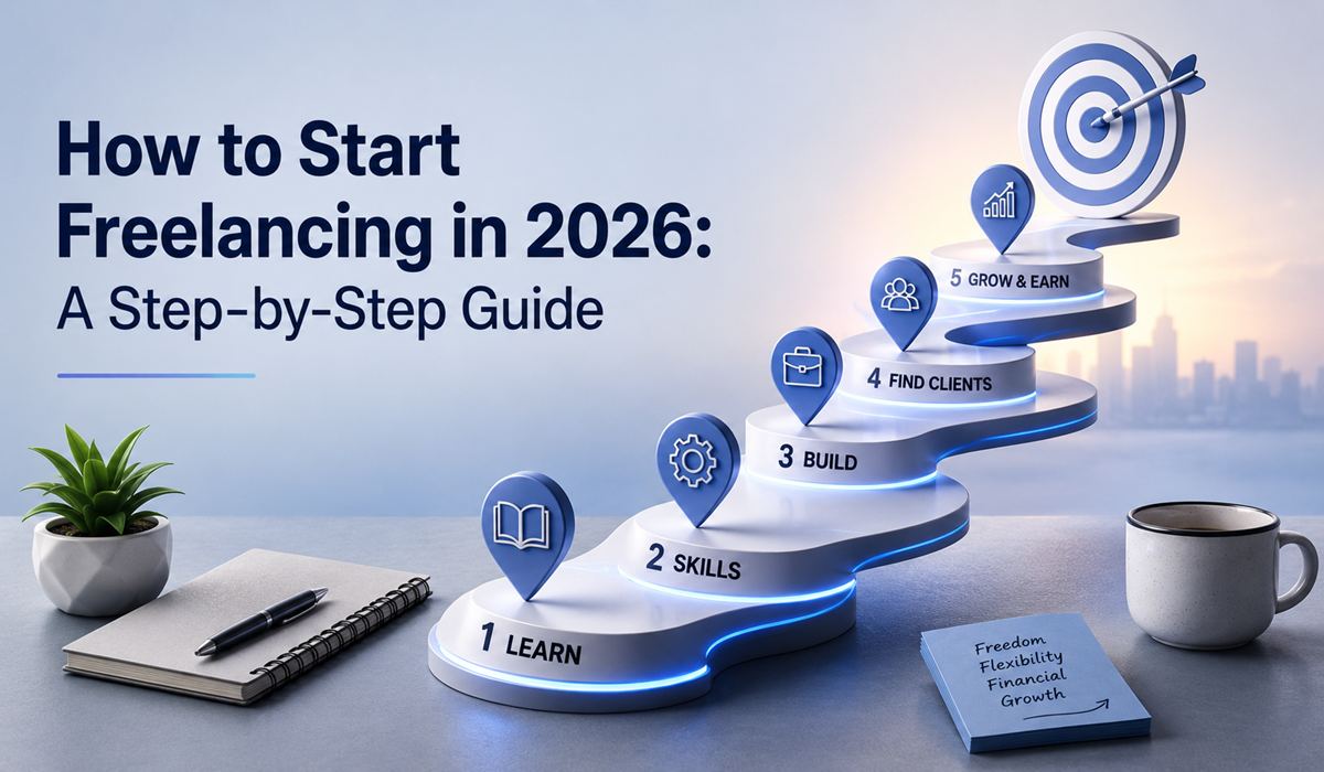 How to Start Freelancing in 2026 step-by-step guide