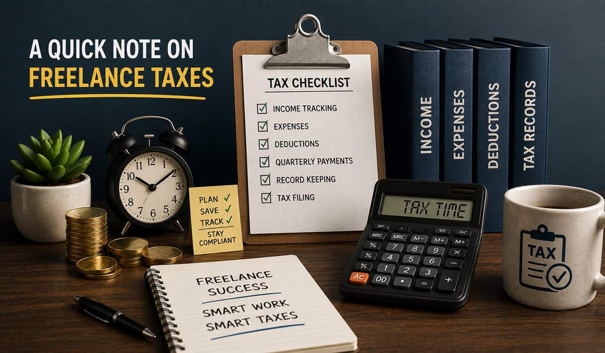 A Quick Note on Freelance Taxes